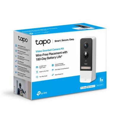 Розумний відеодзвоник з акумулятором, Tapo D230S1 TP-LINK
