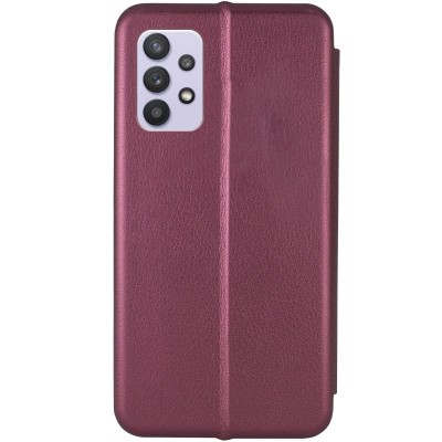 Шкіряний чохол (книжка) Classy для Samsung Galaxy A32 4G Бордовий