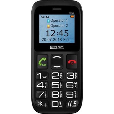 Телефон Maxcom MM426 Black Телефон Maxcom MM426 Black