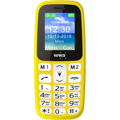 Телефон Verico Classic A183 Yellow