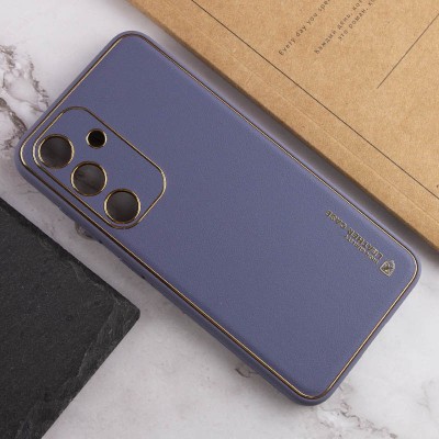 Шкіряний чохол Xshield для Samsung Galaxy A55 Сірий / Lavender Gray