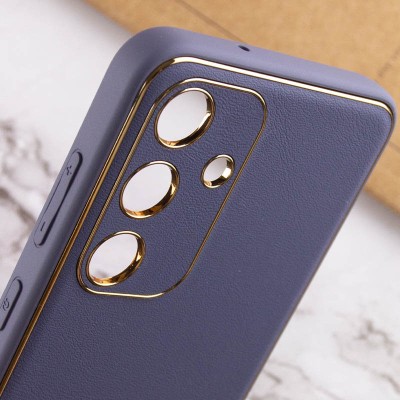 Шкіряний чохол Xshield для Samsung Galaxy A55 Сірий / Lavender Gray