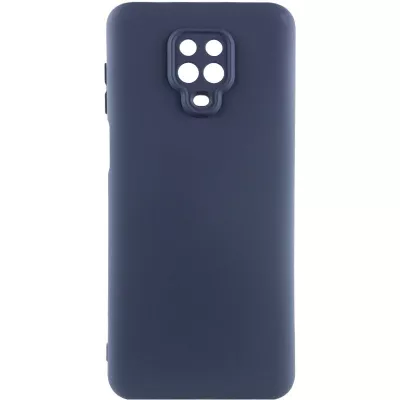 Чохол Silicone Cover Lakshmi Full Camera (AAA) для Xiaomi Redmi Note 9s / Note 9 Pro /Note 9 Pro Max Темно-синій / Midnight blue