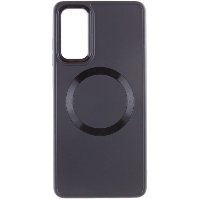 TPU чохол Bonbon Metal Style with MagSafe для Samsung Galaxy A25 5G Чорний / Black TPU чохол Bonbon Metal Style with MagSafe для Samsung Galaxy A25 5G Чорний / Black