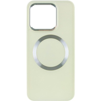 TPU чохол Bonbon Metal Style with MagSafe для Xiaomi Redmi Note 13 4G Білий / White TPU чохол Bonbon Metal Style with MagSafe для Xiaomi Redmi Note 13 4G Білий / White