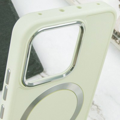TPU чохол Bonbon Metal Style with MagSafe для Xiaomi Redmi Note 13 4G Білий / White TPU чохол Bonbon Metal Style with MagSafe для Xiaomi Redmi Note 13 4G Білий / White