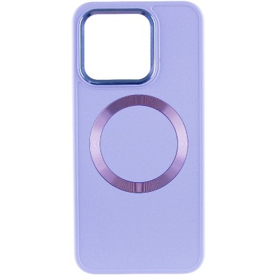 TPU чохол Bonbon Metal Style with MagSafe для Xiaomi Redmi Note 13 Pro 4G / Poco M6 Pro 4G Бузковий / Dasheen
