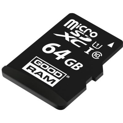 Картка пам'ятi GOODRAM microSDXC 64GB Class 10 UHS I + ad