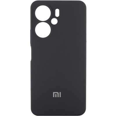 Чохол Silicone Cover Lakshmi Full Camera (AAA) with Logo для Xiaomi Redmi 13C 4G/5G / Poco C65/M6 5G Чорний / Black