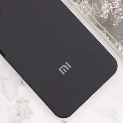 Чохол Silicone Cover Lakshmi Full Camera (AAA) with Logo для Xiaomi Redmi 13C 4G/5G / Poco C65/M6 5G Чорний / Black