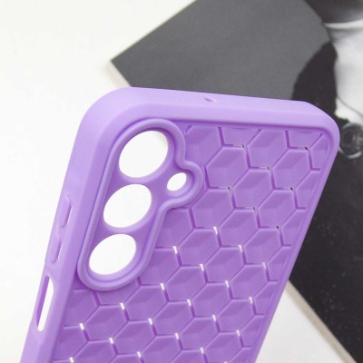 Чохол TPU Honeycomb для Samsung Galaxy A25 5G Бузковий / Dasheen