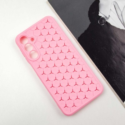 Чохол TPU Honeycomb для Samsung Galaxy A25 5G Рожевий / Light pink