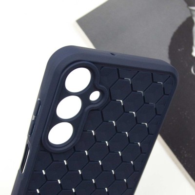 Чохол TPU Honeycomb для Samsung Galaxy A25 5G Темно-синій / Midnight blue
