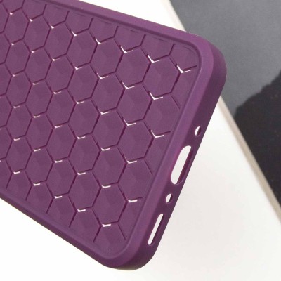 Чохол TPU Honeycomb для Samsung Galaxy A25 5G Фіолетовий / Dark Purple