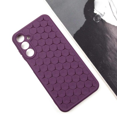 Чохол TPU Honeycomb для Samsung Galaxy A25 5G Фіолетовий / Dark Purple