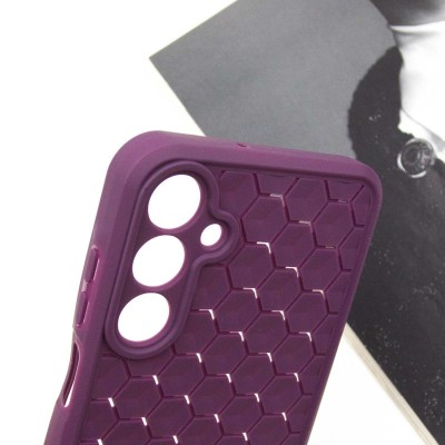 Чохол TPU Honeycomb для Samsung Galaxy A25 5G Фіолетовий / Dark Purple