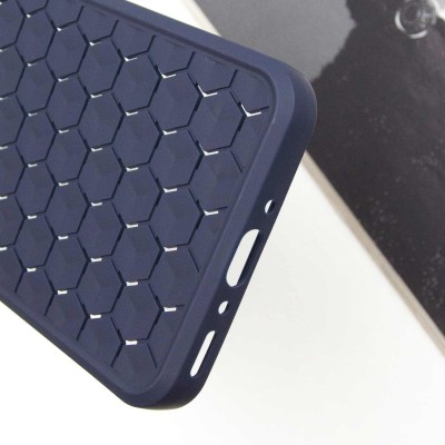 Чохол TPU Honeycomb для Samsung Galaxy A35 Темно-синій / Midnight blue