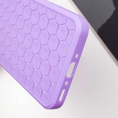 Чохол TPU Honeycomb для Samsung Galaxy A55 Бузковий / Dasheen