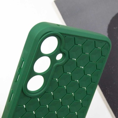 Чохол TPU Honeycomb для Samsung Galaxy A55 Зелений / Cyprus Green