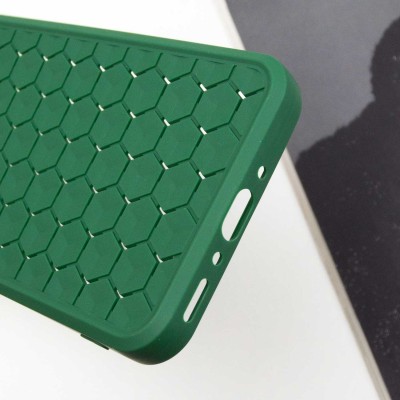 Чохол TPU Honeycomb для Samsung Galaxy A55 Зелений / Cyprus Green