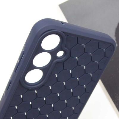 Чохол TPU Honeycomb для Samsung Galaxy A55 Темно-синій / Midnight blue
