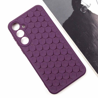 Чохол TPU Honeycomb для Samsung Galaxy A55 Фіолетовий / Dark Purple