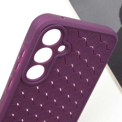 Чохол TPU Honeycomb для Samsung Galaxy A55 Фіолетовий / Dark Purple