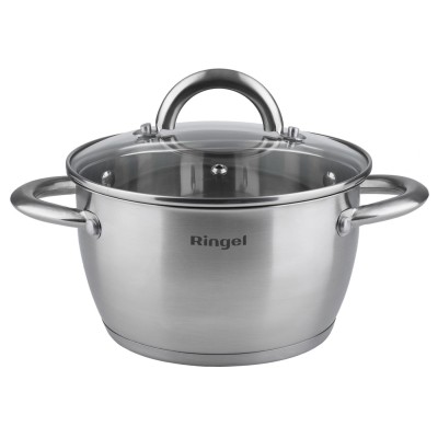 Каструля RINGEL Bonn Каструля 24 см (6.1л) з кришкою (RG-2003-24) Каструля RINGEL Bonn Каструля 24 см (6.1л) з кришкою (RG-2003-24)
