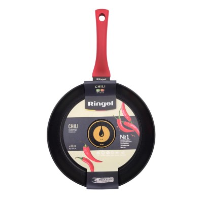 Сковорода RINGEL Chili глибока 26 см б/кришки (RG-1101-26) Сковорода RINGEL Chili глибока 26 см б/кришки (RG-1101-26)