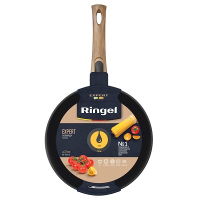 Сковорода RINGEL EXPERT 22 см б/кришки (RG-1144-22) Сковорода RINGEL EXPERT 22 см б/кришки (RG-1144-22)