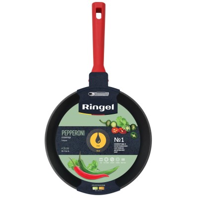 Сковорода RINGEL Pepperoni глибока 26 см б/кришки (RG-1146-26) Сковорода RINGEL Pepperoni глибока 26 см б/кришки (RG-1146-26)