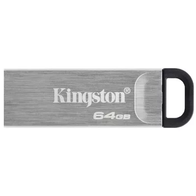 флеш-драйв KINGSTON DT Kyson 64GB USB 3.2 Silver/Black