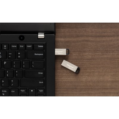 флеш-драйв KINGSTON DT Kyson 64GB USB 3.2 Silver/Black флеш-драйв KINGSTON DT Kyson 64GB USB 3.2 Silver/Black