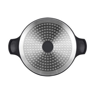 Каструля RINGEL Zitrone Black 24x12 см (4.2л) кришкою (RG-2108-24/1 BL-R)