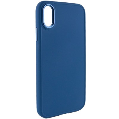 TPU чохол Bonbon Metal Style для Apple iPhone XS Max (6.5") Синій / Denim Blue TPU чохол Bonbon Metal Style для Apple iPhone XS Max (6.5") Синій / Denim Blue