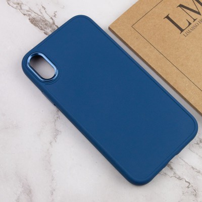 TPU чохол Bonbon Metal Style для Apple iPhone XS Max (6.5") Синій / Denim Blue TPU чохол Bonbon Metal Style для Apple iPhone XS Max (6.5") Синій / Denim Blue