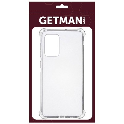 TPU чохол GETMAN Ease logo посилені кути для Samsung Galaxy A32 4G Безбарвний (прозорий)
