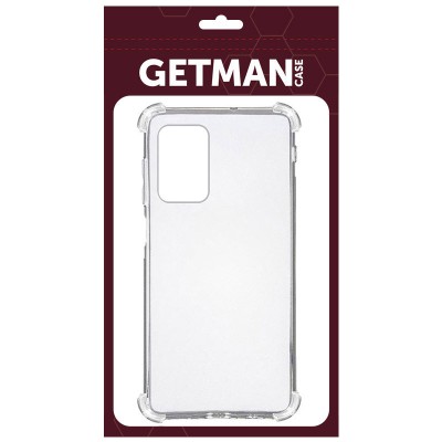 TPU чохол GETMAN Ease logo посилені кути для Samsung Galaxy A32 5G Безбарвний (прозорий)