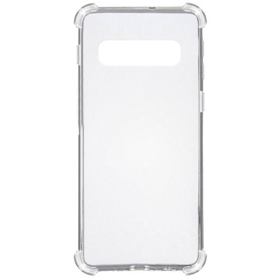 TPU чохол GETMAN Ease logo посилені кути для Samsung Galaxy S10 Безбарвний (прозорий)