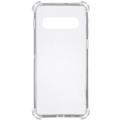 TPU чохол GETMAN Ease logo посилені кути для Samsung Galaxy S10 Безбарвний (прозорий)