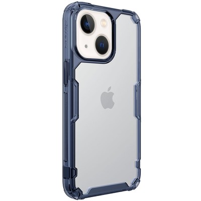 TPU чохол Nillkin Nature Pro Series для Apple iPhone 13 / 14 (6.1") Синій (прозорий)