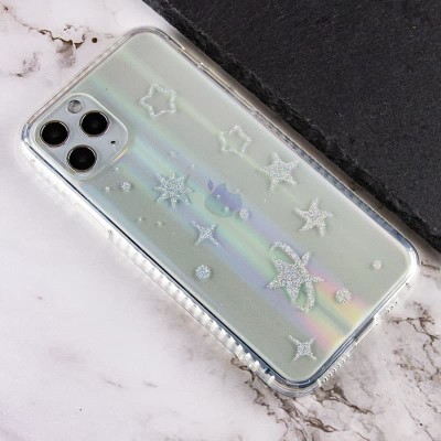 TPU+Glass чохол Aurora Space для Apple iPhone 11 Pro (5.8") Зірки