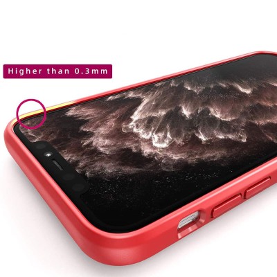 TPU+PC чохол Deen CrystalRing for Magnet (opp) для Apple iPhone 13 Pro (6.1") Безбарвний / Червоний