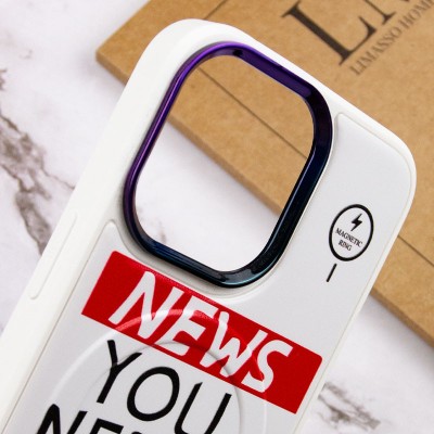 TPU+PC чохол Funny pictures with MagSafe для Apple iPhone 13 Pro Max (6.7") News