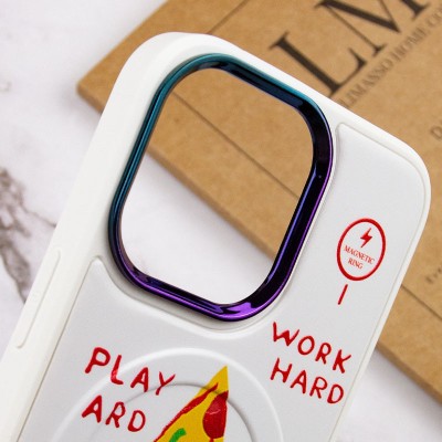TPU+PC чохол Funny pictures with MagSafe для Apple iPhone 13 Pro Max (6.7") Pizza
