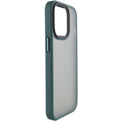 TPU+PC чохол Metal Buttons для Apple iPhone 12 Pro Max (6.7") Зелений TPU+PC чохол Metal Buttons для Apple iPhone 12 Pro Max (6.7") Зелений