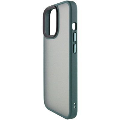 TPU+PC чохол Metal Buttons для Apple iPhone 12 Pro Max (6.7") Зелений TPU+PC чохол Metal Buttons для Apple iPhone 12 Pro Max (6.7") Зелений