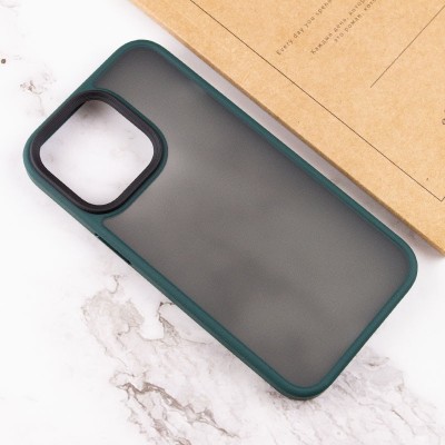 TPU+PC чохол Metal Buttons для Apple iPhone 12 Pro Max (6.7") Зелений TPU+PC чохол Metal Buttons для Apple iPhone 12 Pro Max (6.7") Зелений