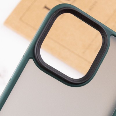 TPU+PC чохол Metal Buttons для Apple iPhone 12 Pro Max (6.7") Зелений TPU+PC чохол Metal Buttons для Apple iPhone 12 Pro Max (6.7") Зелений
