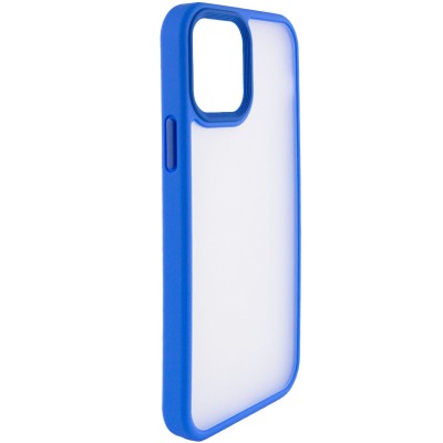 TPU+PC чохол Metal Buttons для Apple iPhone 13 (6.1") Блакитний